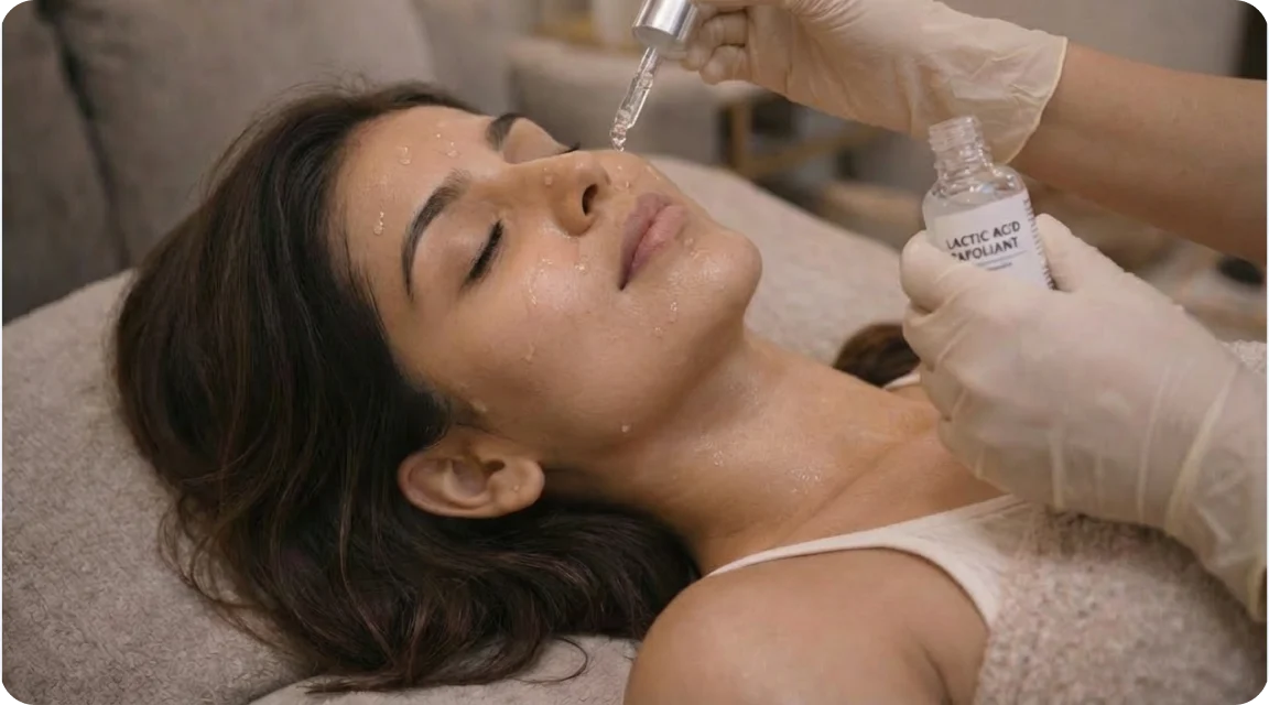 Gentle Cleansing & Lactic Acid Exfoliation